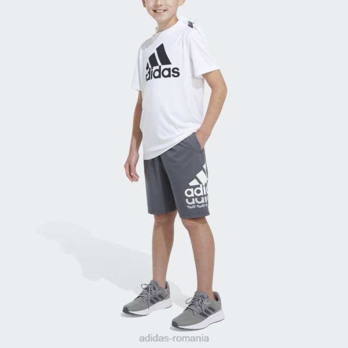 Adidas gri mediu ess woven bos short adidas copii gri mediu 2JBN25209