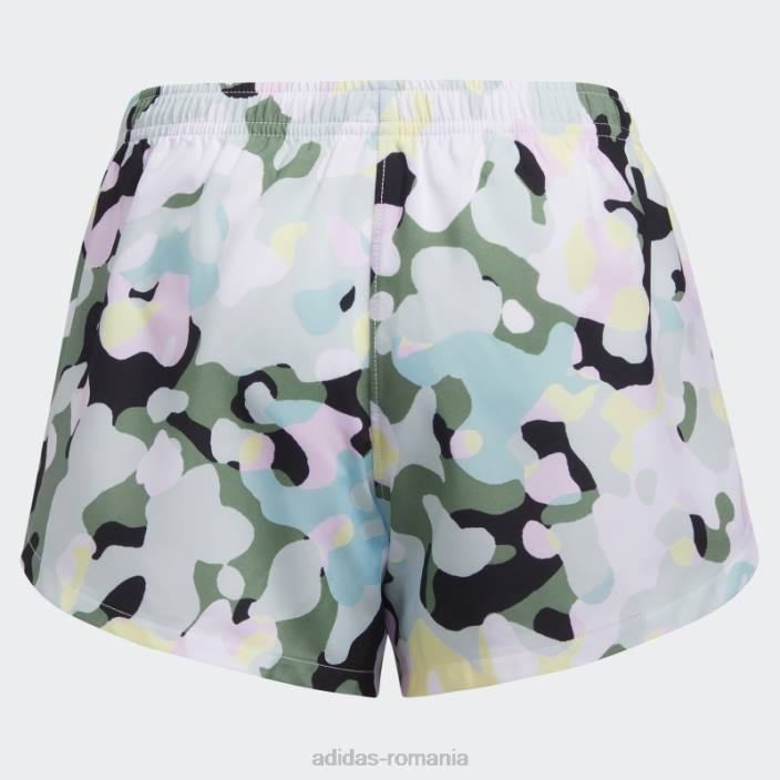 Adidas pantaloni scurți albi țesuți cu imprimeu integral adidas copii alb 2JBN25449