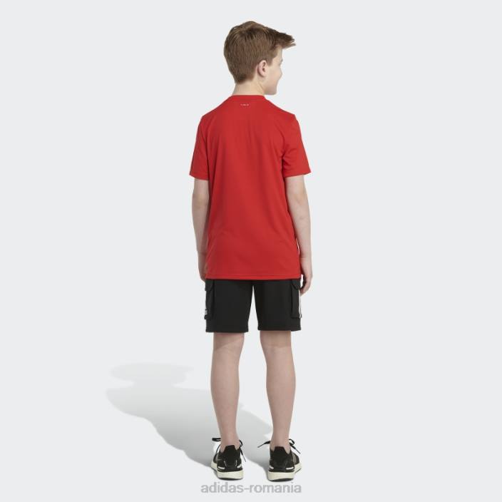Adidas pantaloni scurți cargo fleece negru copii negru 2JBN25171