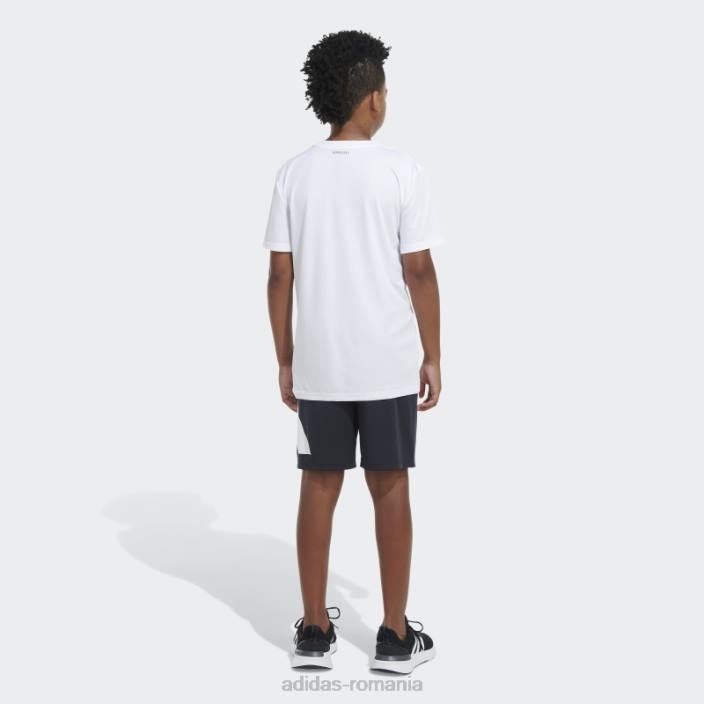 Adidas pantaloni scurți cu logo lateral essentials negru copii negru 2JBN25166