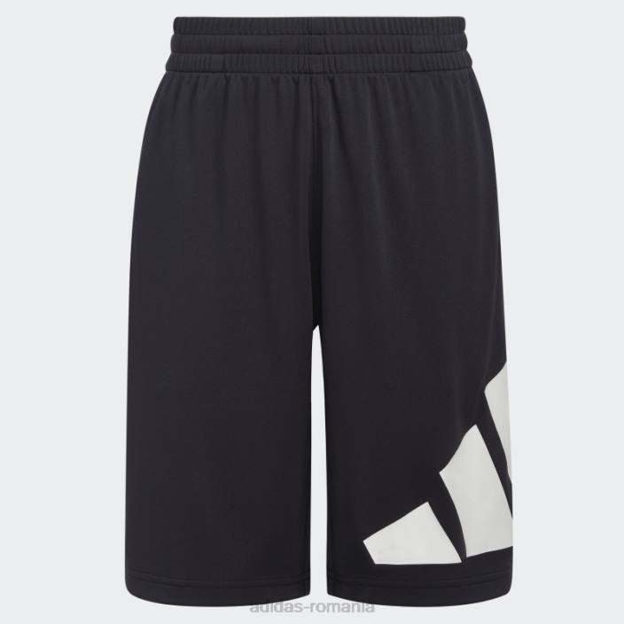 Adidas pantaloni scurți cu logo lateral essentials negru copii negru 2JBN25166