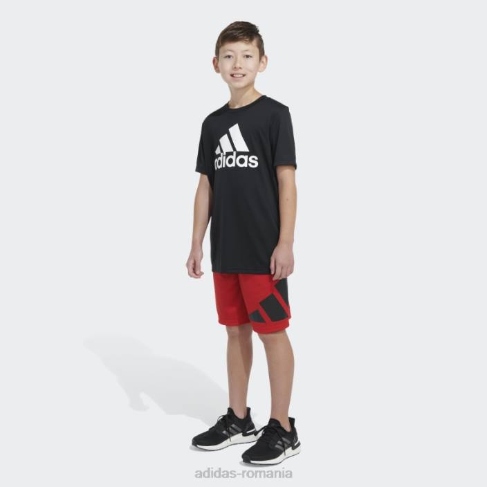 Adidas pantaloni scurți cu logo lateral essentials stacojiu adidas copii stacojiu 2JBN25170