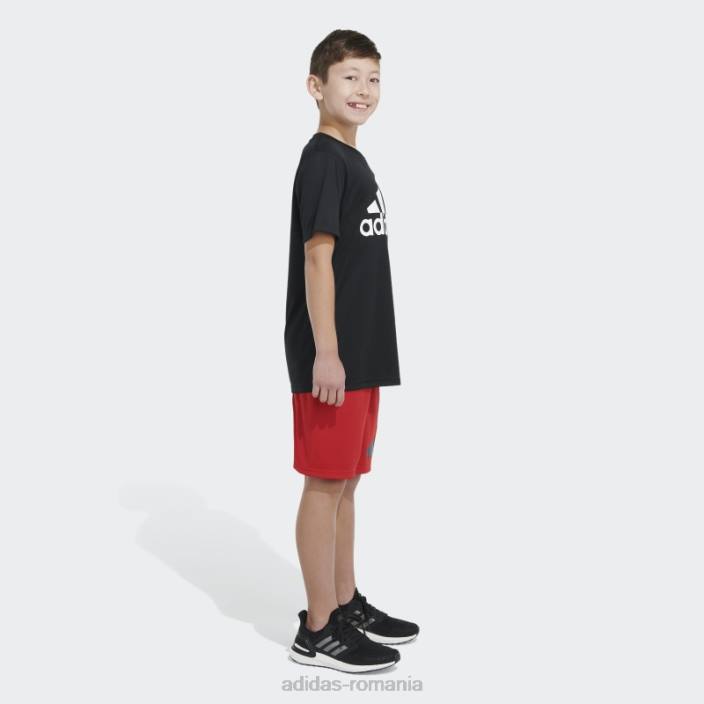 Adidas pantaloni scurți cu logo lateral essentials stacojiu adidas copii stacojiu 2JBN25170
