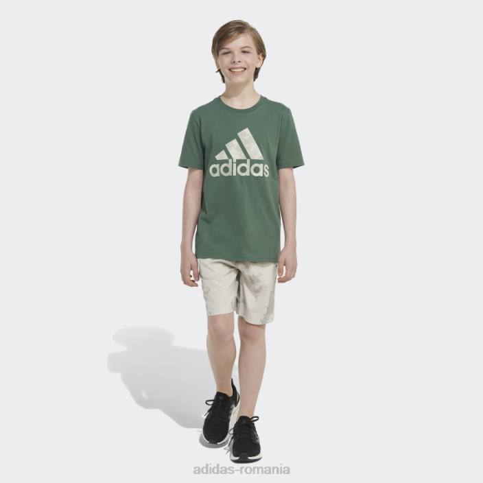 Adidas pantaloni scurți țesuți axis aluminiu adidas copii aluminiu 2JBN25164