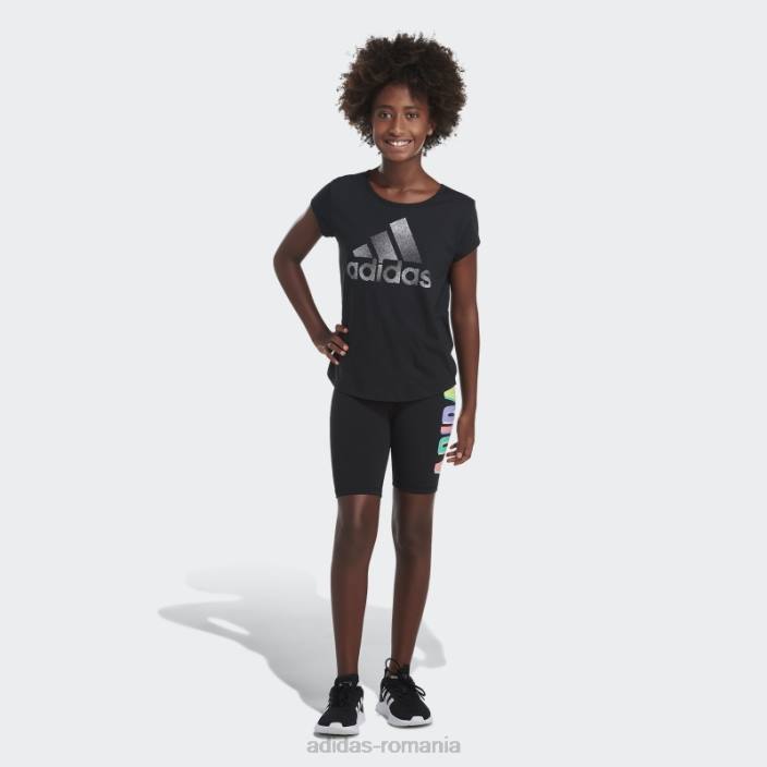 Adidas pantaloni scurți negri pentru biciclete adidas copii negru 2JBN25455
