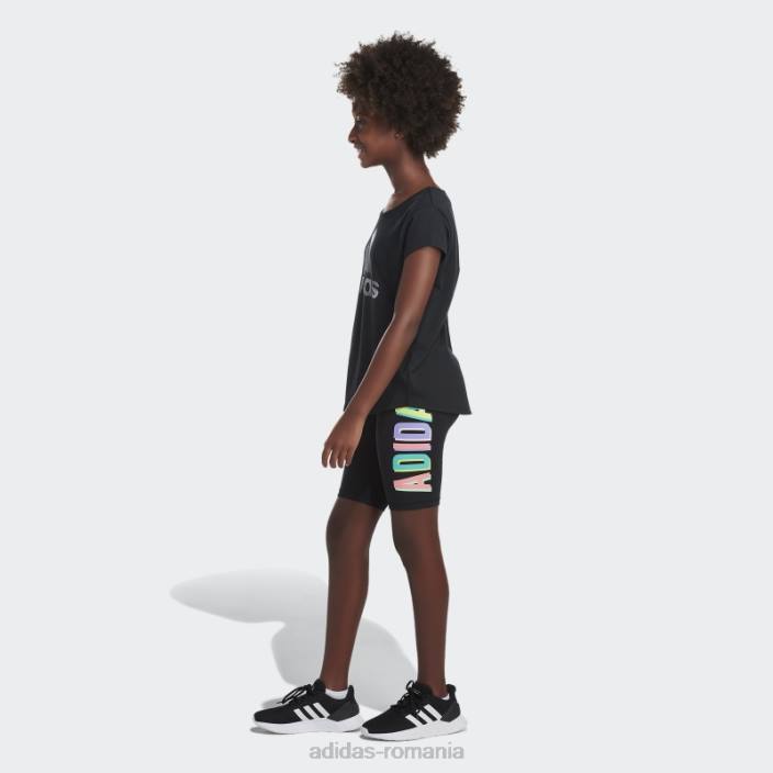 Adidas pantaloni scurți negri pentru biciclete adidas copii negru 2JBN25455
