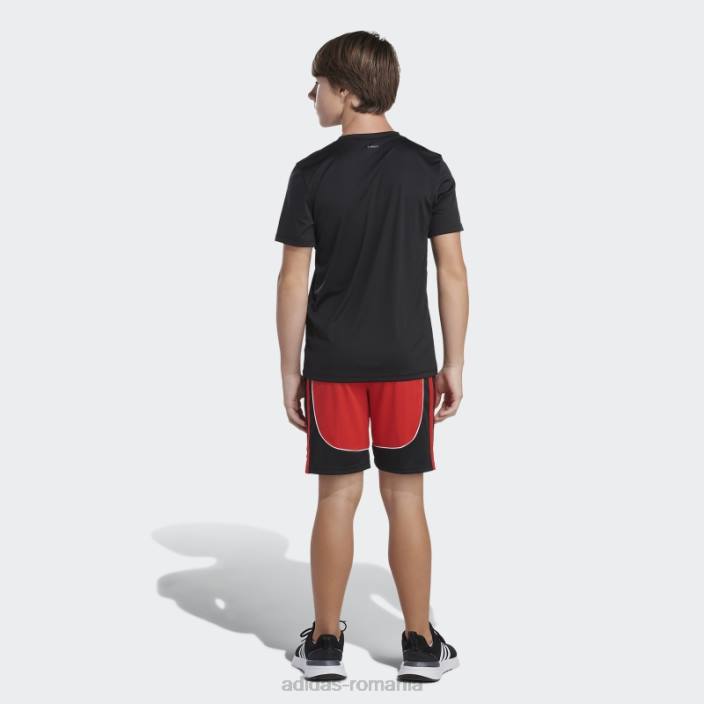 Adidas pantaloni scurți roșii de creator copii roșu 2JBN25174