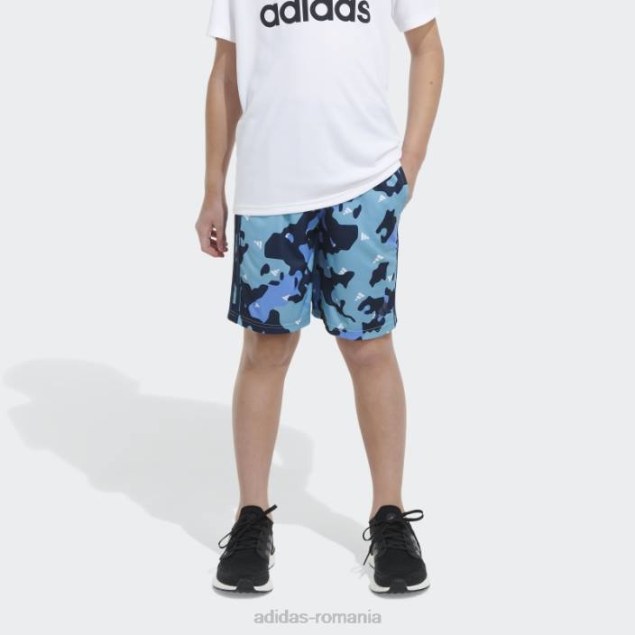 Adidas scurt albastru camo pentru adidas copii albastru 2JBN25167