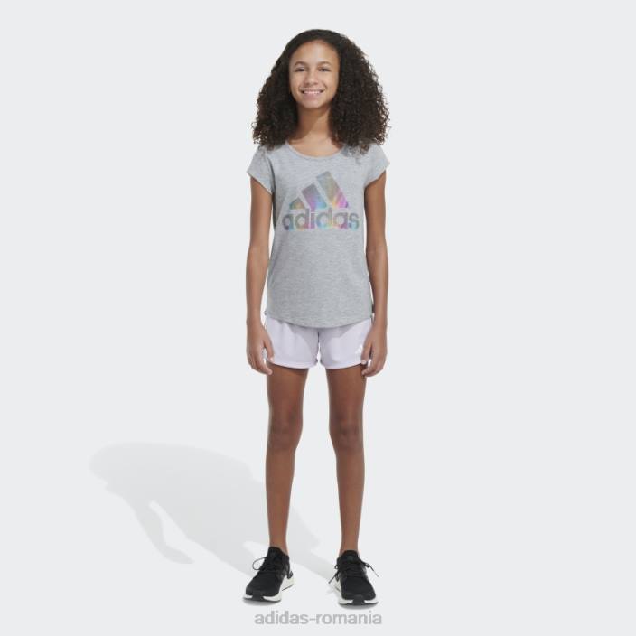 Adidas tentă violet 3s mesh scurt23 adidas copii tentă violet 2JBN25491