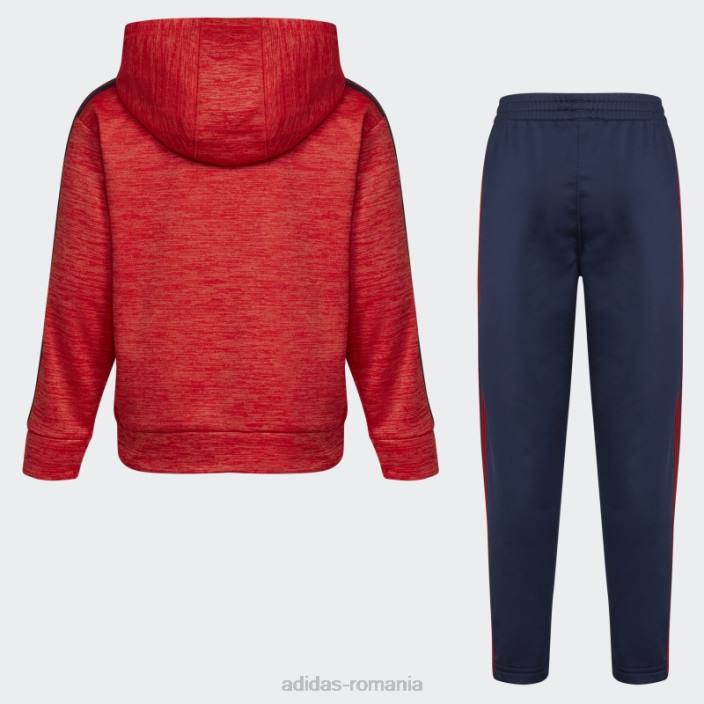 Adidas Set pulover cu glugă și pantaloni din aluminiu copii aluminiu 2JBN25276