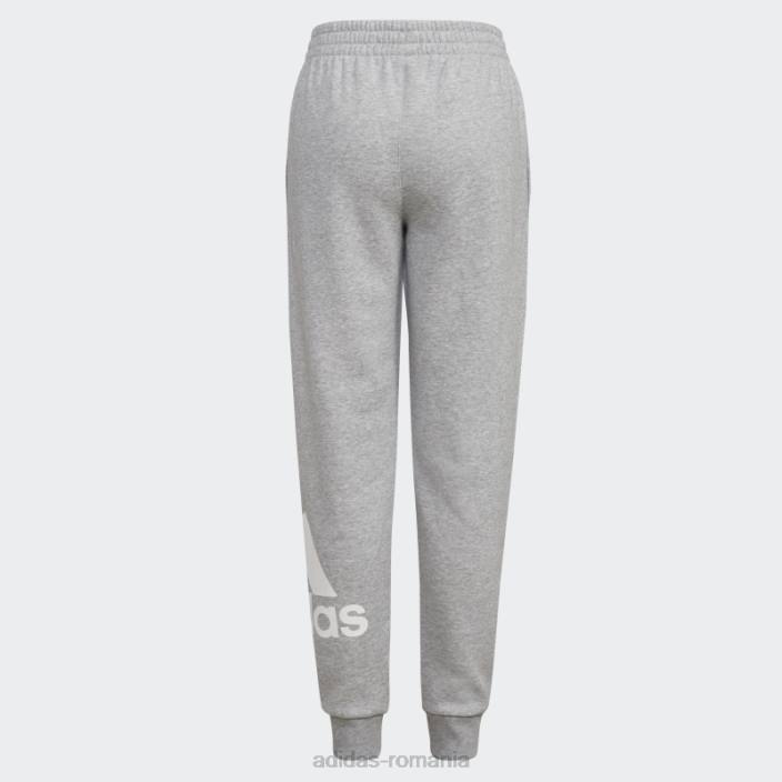 Adidas ess flc htr bos jogger mediu gri copii gri mediu 2JBN25267