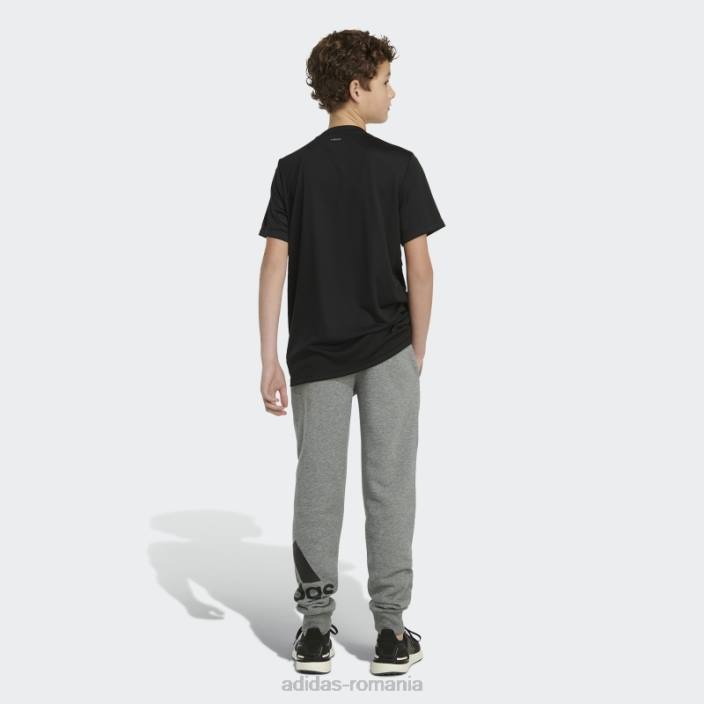 Adidas pantaloni de jogging din bumbac gri cărbune essentials adidas copii cărbune gri 2JBN25233