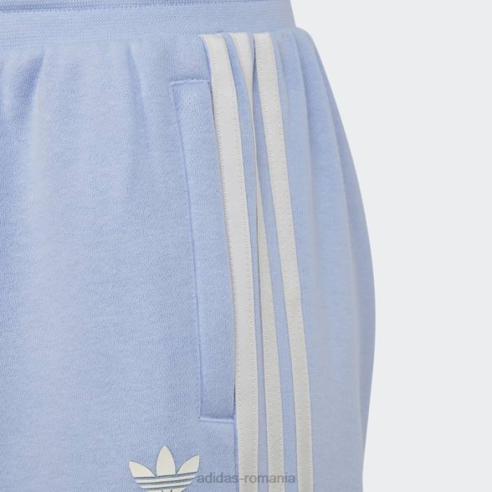 Adidas pantaloni de sport cu imprimeu grafic albastru alba copii zori albastre 2JBN25265