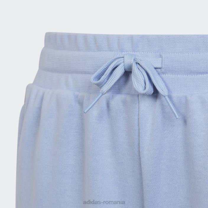 Adidas pantaloni de sport cu imprimeu grafic albastru alba copii zori albastre 2JBN25265