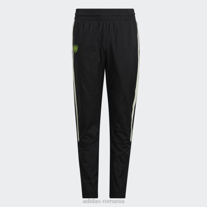 Adidas pantaloni de trening donovan mitchell negru copii negru 2JBN19022