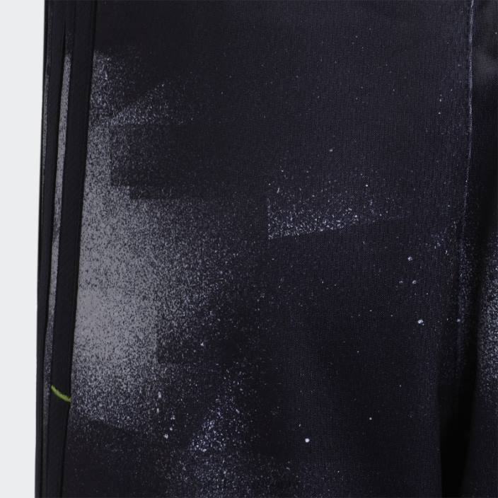 Adidas pantaloni scurți donovan mitchell alb copii alb negru 2JBN19029