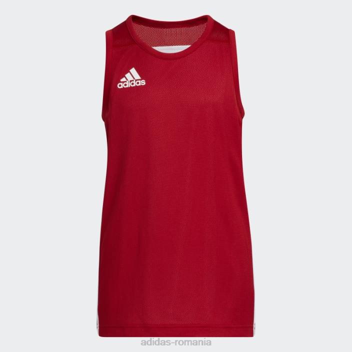 Adidas tricou rosu 3g speed reversibil copii rosu alb 2JBN18695