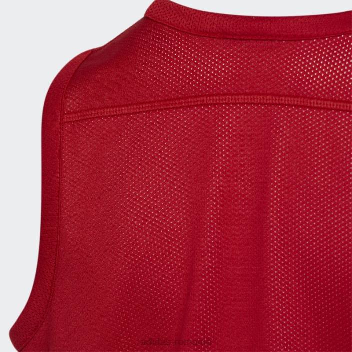 Adidas tricou rosu 3g speed reversibil copii rosu alb 2JBN18695