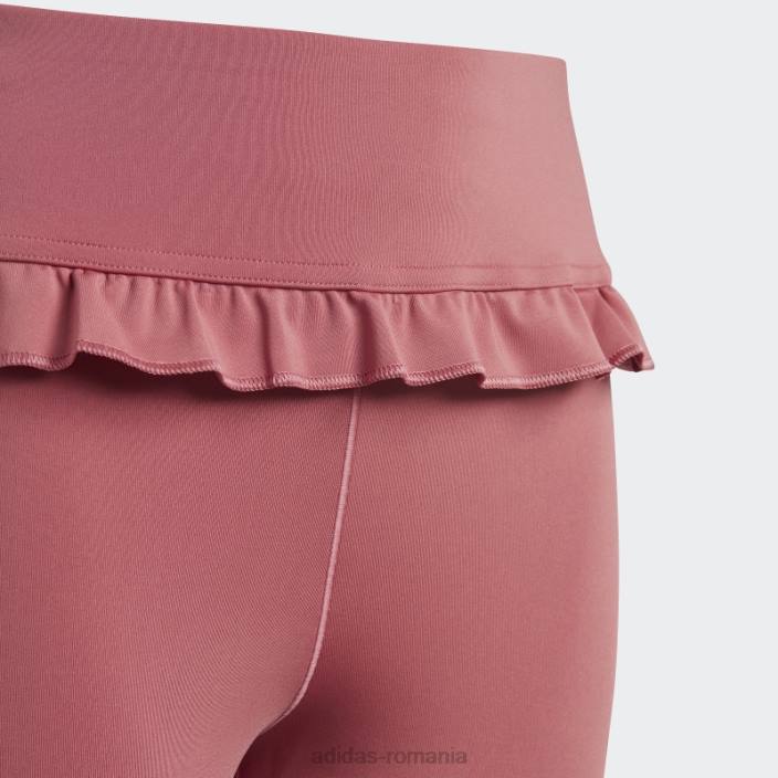 Adidas Colanți 7/8 cu talie înaltă aeroready de yoga roz copii roz 2JBN12136