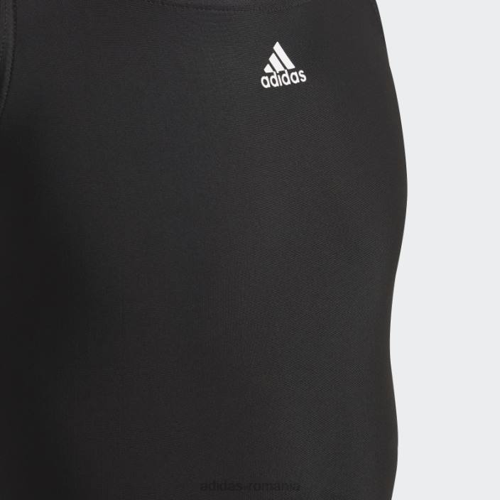 Adidas Costum de baie 3 dungi negru adidas copii alb negru 2JBN19146