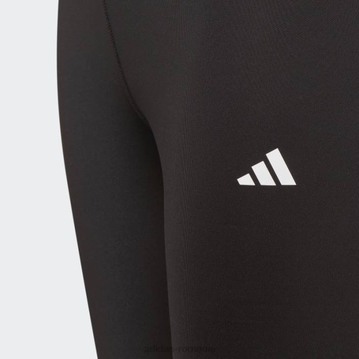 Adidas Leggings aeroready techfit 7/8 negri adidas copii alb negru 2JBN19122