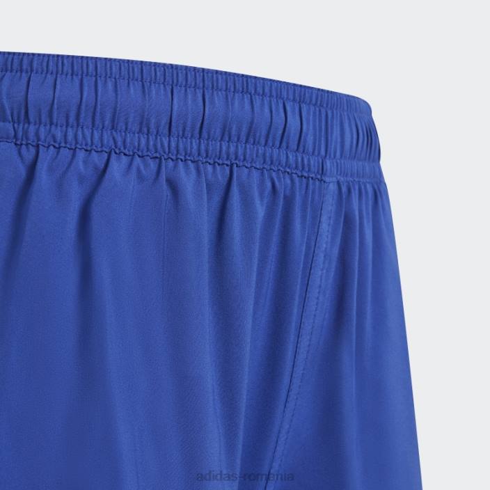 Adidas Pantaloni scurți de baie cu 3 dungi albi copii albastru alb 2JBN18798