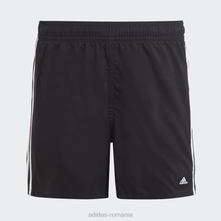 Adidas Pantaloni scurți de baie cu 3 dungi negru adidas copii alb negru 2JBN18498