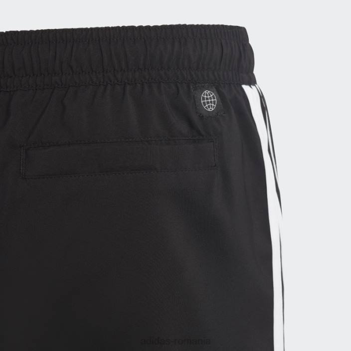 Adidas Pantaloni scurți de baie cu 3 dungi negru adidas copii alb negru 2JBN18498