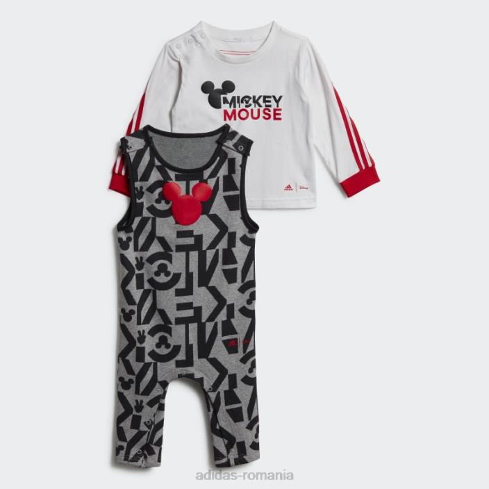 Adidas Set body x disney mickey mouse alb fierbinte copii alb roșu 2JBN18930