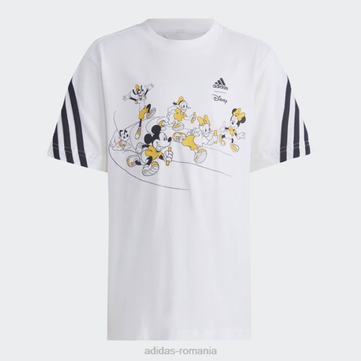 Adidas Set tricou x disney mickey mouse alb fierbinte copii alb negru 2JBN18375