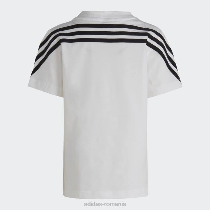Adidas Set tricou x marvel spider-man alb copii alb negru 2JBN18332