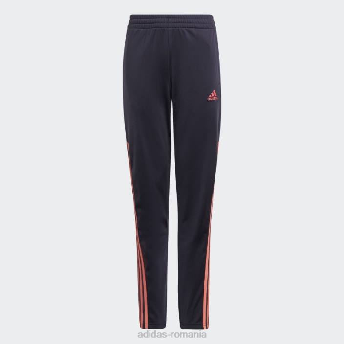 Adidas Trening adidas din poliester cu 3 dungi aeroready bleumarin copii bleumarin/roșu acid 2JBN19215