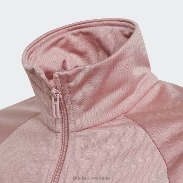 Adidas Trening aeroready din poliester colorblock mov adidas copii mov/visiniu/alb 2JBN19260