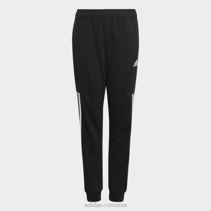 Adidas Trening alb cu 3 dungi copii alb negru 2JBN18439
