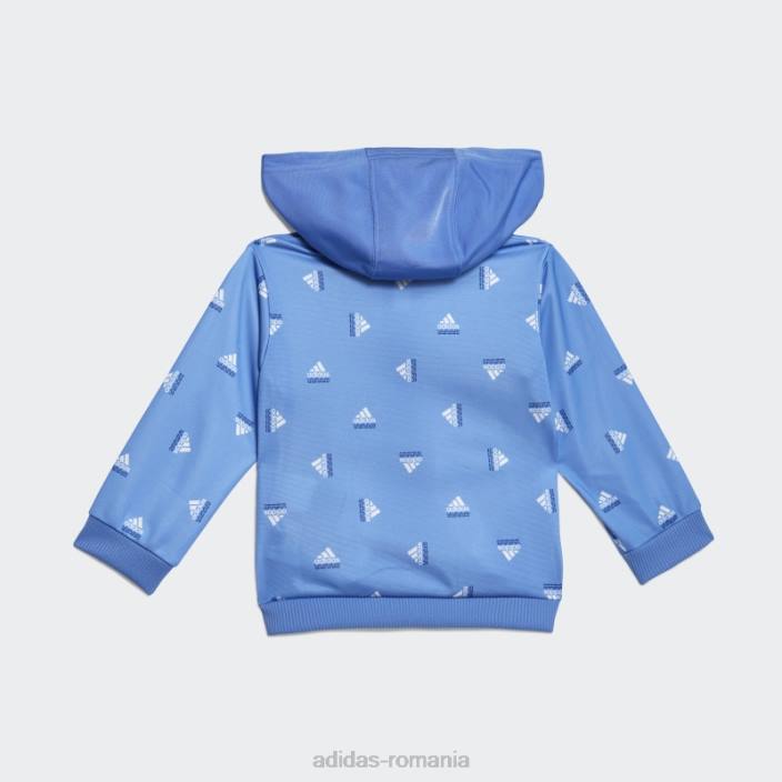 Adidas Trening din poliester lucios albastru cu brandlove copii albastru met/albastru 2JBN18617