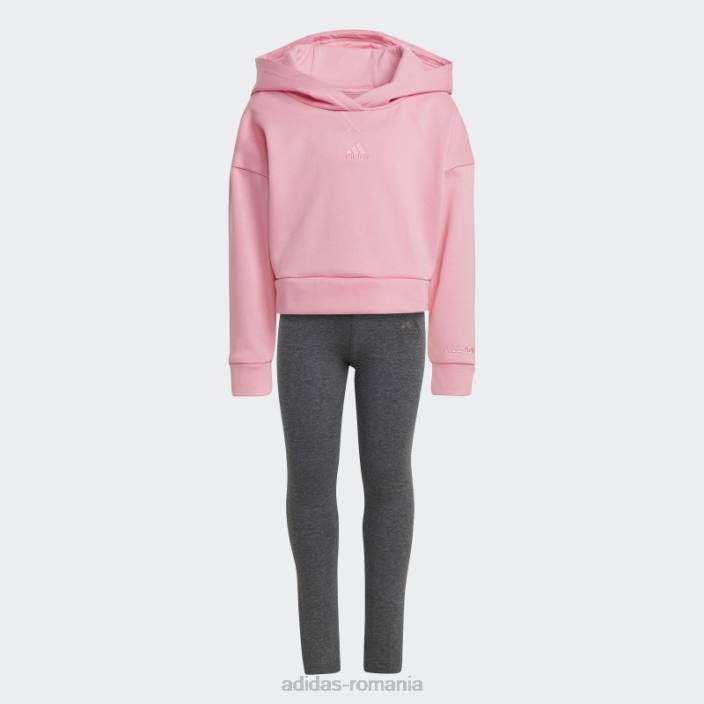 Adidas Trening roz cu glugă din lână copii roz 2JBN12142