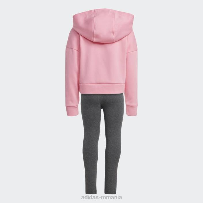Adidas Trening roz cu glugă din lână copii roz 2JBN12142