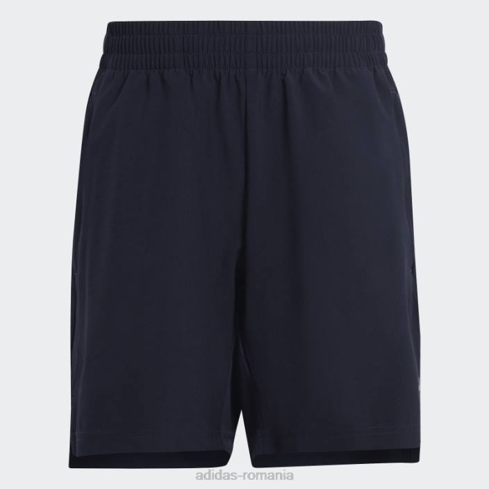 Adidas aeroready pantaloni scurți țesuți cu 3 dungi argintiu elegant copii cerneală/argint 2JBN11623