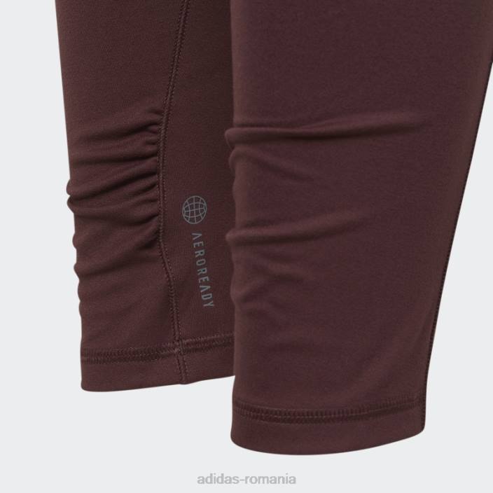 Adidas aeroready yoga dresuri 7/8 maro copii maro 2JBN3470