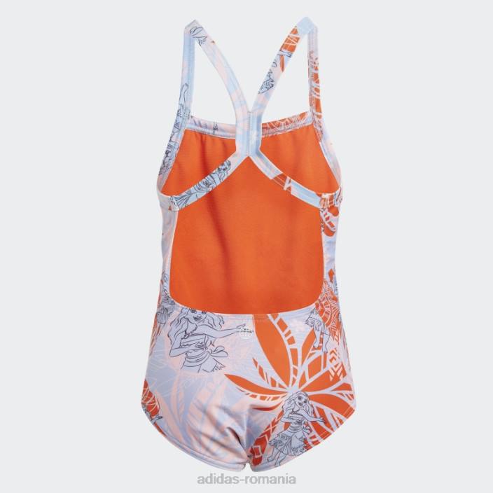 Adidas albastru alba x costum de baie disney moana fierbinte copii albastru zori/roz/portocaliu 2JBN19157