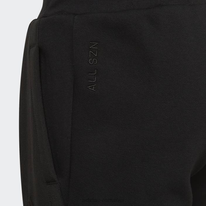 Adidas all szn pantaloni fleece negri copii negru/gri mediu 2JBN11822