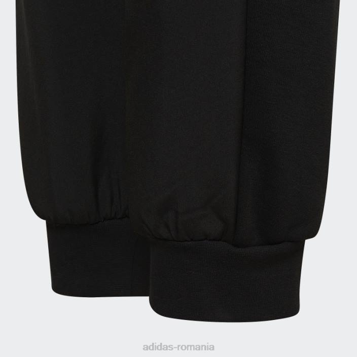 Adidas all szn pantaloni fleece negri copii negru/gri mediu 2JBN11822