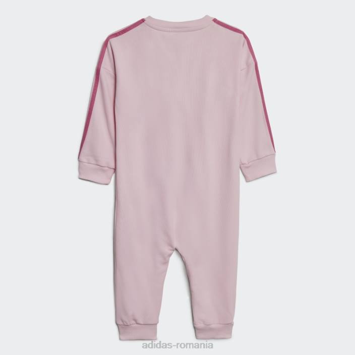Adidas body esential cu 3 dungi French Terry roz copii roz/fucsia 2JBN18428
