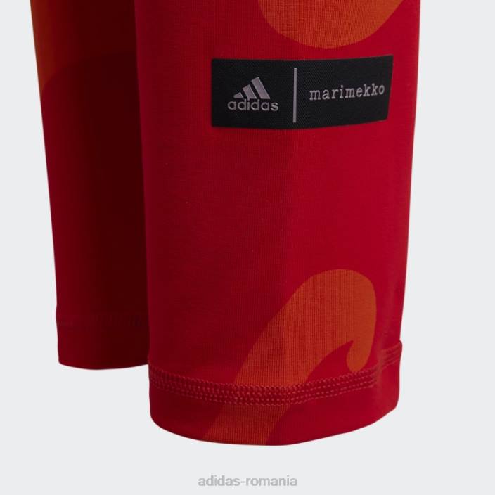 Adidas colanti bumbac marimekko portocaliu adidas copii portocaliu/roșu luxuriant 2JBN3468