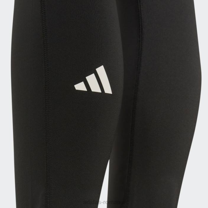 Adidas colanti lungi aeroready techfit negri adidas copii alb negru 2JBN19044