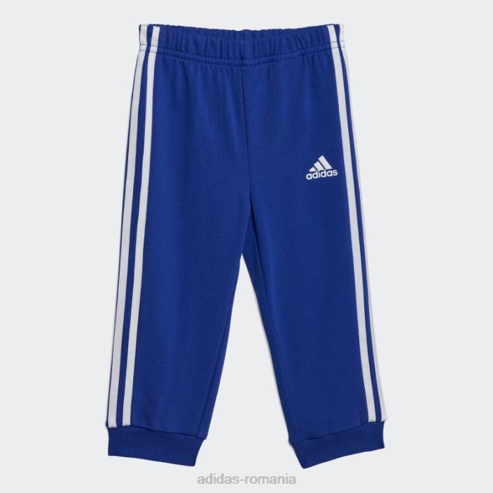 Adidas colorblock french terry jogger albastru adidas copii albastru alb 2JBN11688