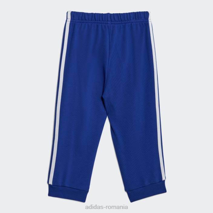 Adidas colorblock french terry jogger albastru adidas copii albastru alb 2JBN11688