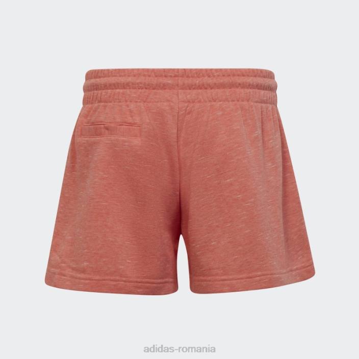 Adidas corl mel future icons pantaloni scurți cu logo mare copii corl mel/alb 2JBN12107