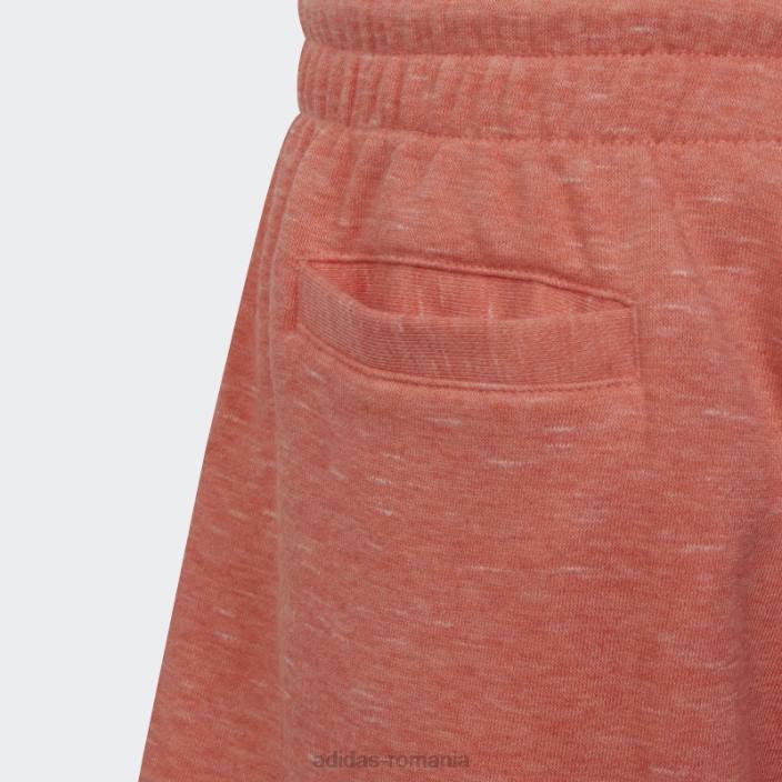 Adidas corl mel future icons pantaloni scurți cu logo mare copii corl mel/alb 2JBN12107