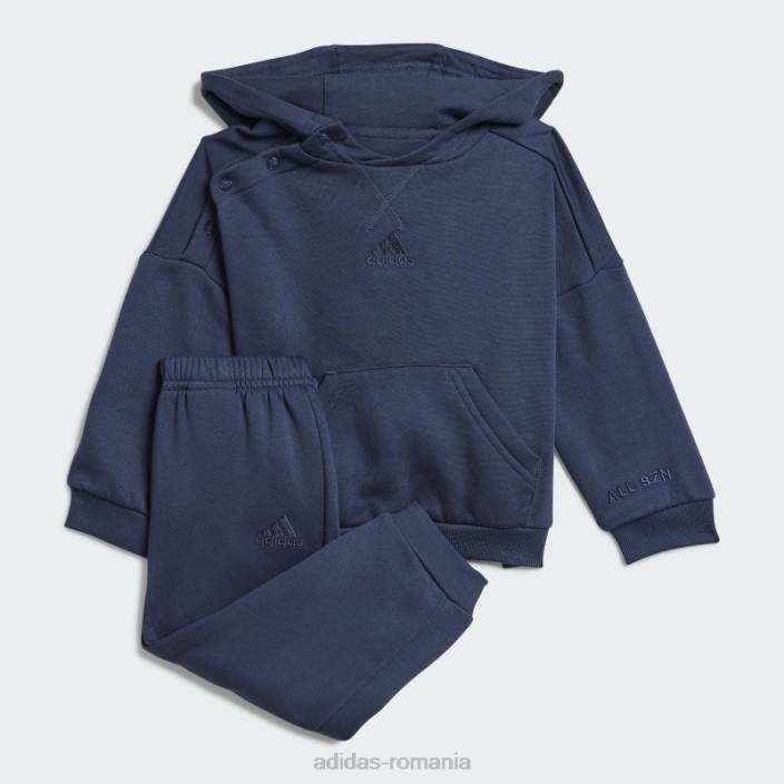 Adidas costum de trening fleece bleumarin adidas copii marina 2JBN3354